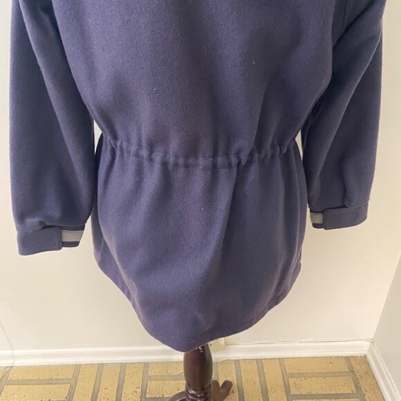 LL Bean Vintage Wool Jacket Made in USA w/ Hood - Picture 10 of 12